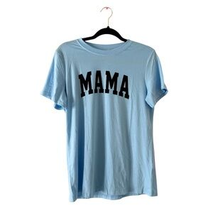 NWT Light Blue 'MAMA' T-Shirt